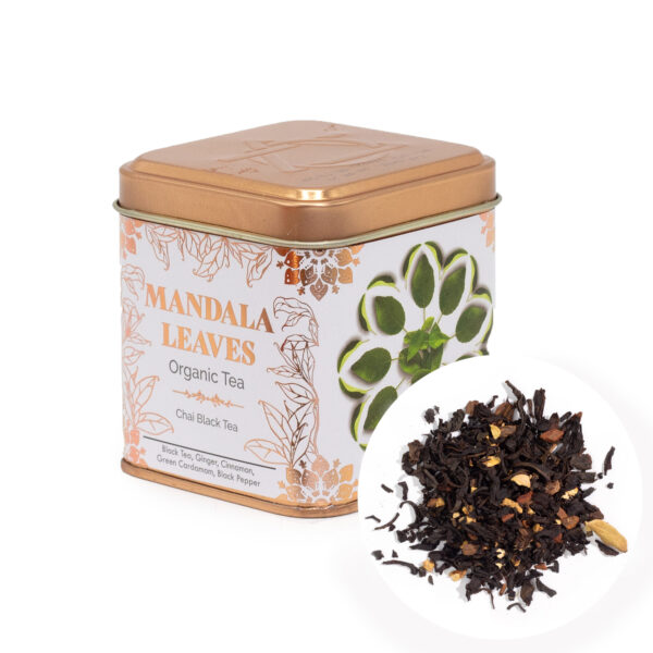 Organický čierny čaj - Zázvor & Škorica & Kardamón, 50 g