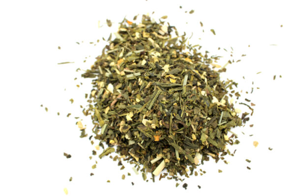 Organický zelený čaj - Citrón & Zázvor, 50 g – Obrázok 3