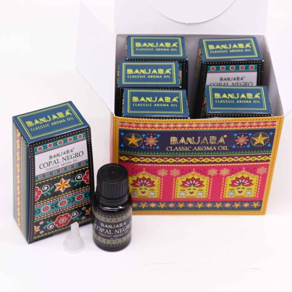 Vonný olej Banjara – Čierny kopál, 10 ml – Obrázok 2