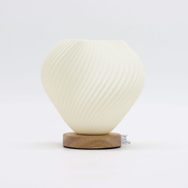 Lampa New Wave – USB, 3 nastavenia jasu, mušľa – Obrázok 2