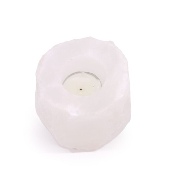 Svietnik z himalájskej soli na čajovú sviečku, 10 cm