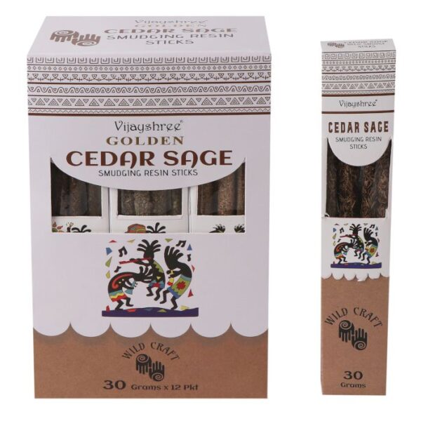 Živicové tyčinky – Céder & Šalvia, 6 ks – Obrázok 2