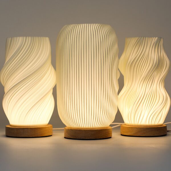 Lampa New Wave – USB, 3 nastavenia jasu, pletená hviezda – Obrázok 4