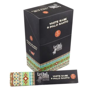 Vonné tyčinky v dekoratívnej krabičke – Biela šalvia & Palo Santo
