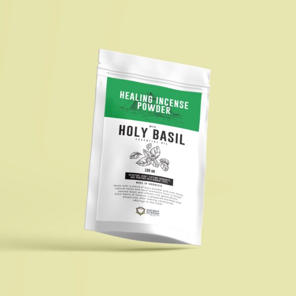 Liečivý aromatický prášok – Bazalka svätá 100 g – Obrázok 2