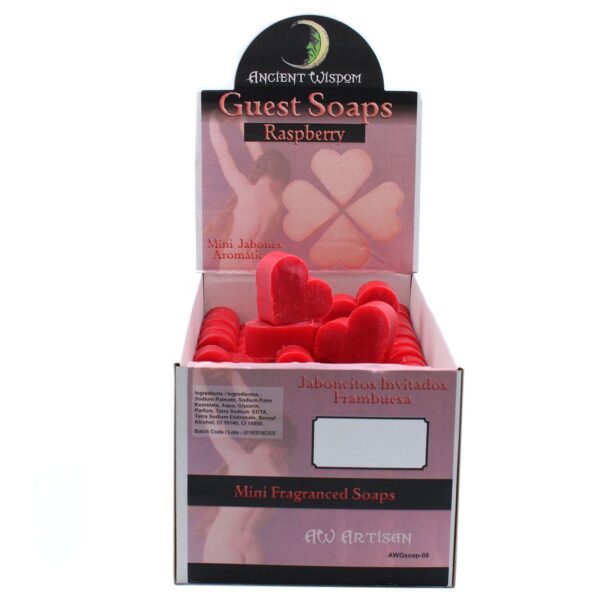 Heart Guest Soaps - Raspberry – Obrázok 2