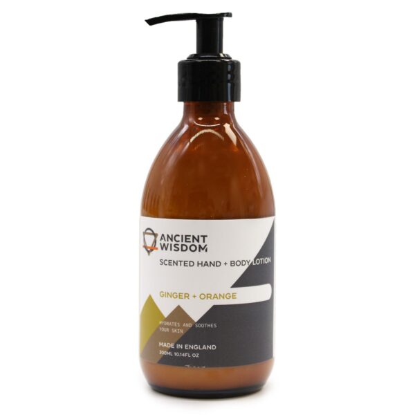 Telové mlieko – Zázvor & Pomaranč, 300 ml – Obrázok 2