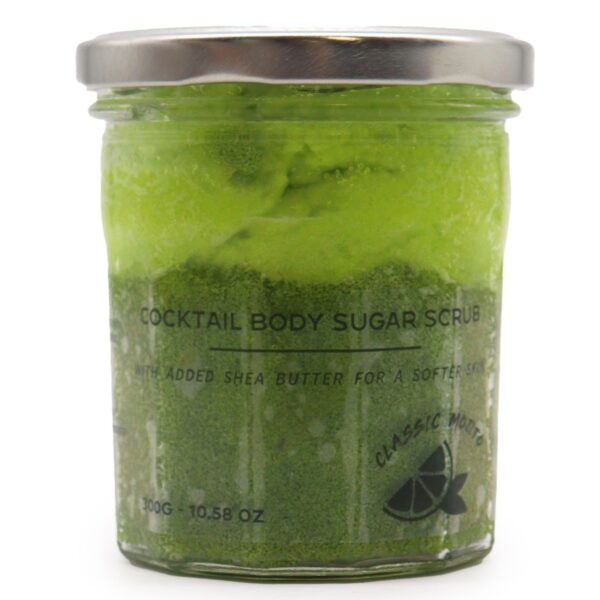 Voňavý cukrový telový peeling – Mojito 300 g
