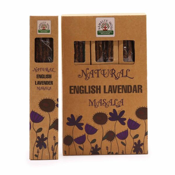 Vonné tyčinky Natural Masala – Anglická levanduľa – Obrázok 2
