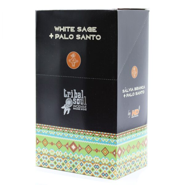Vonné tyčinky v dekoratívnej krabičke – Biela šalvia & Palo Santo – Obrázok 2