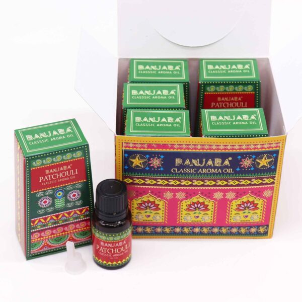 Vonný olej Banjara – Pačuli, 10 ml – Obrázok 2