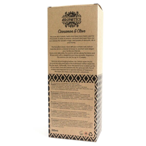 Difuzér s esenciálnym olejom – Škorica & Klinček 200 ml – Obrázok 4