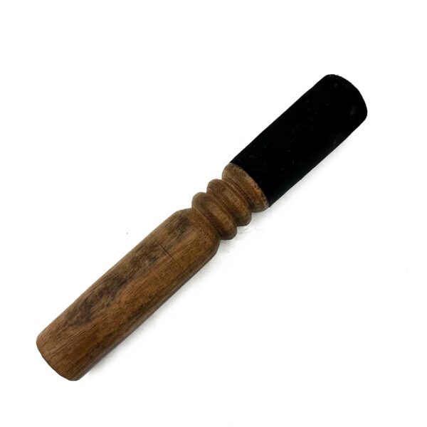 Tibetská ručne tepaná miska - Zelená Tára 14 cm – Obrázok 3