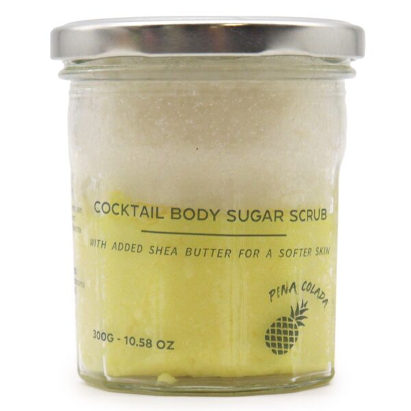 Voňavý cukrový telový peeling – Piña Colada 300 g