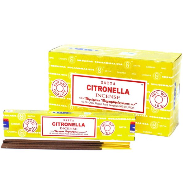 Vonné tyčinky Satya – Citronella – Obrázok 2