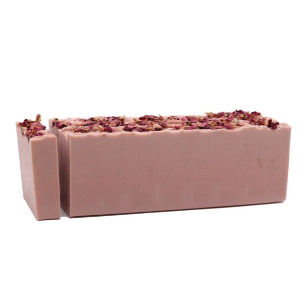 Ručne vyrobené mydlo - Ruža & Vanilka 100 g – Obrázok 3