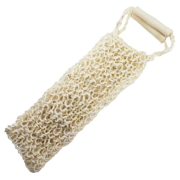 Prírodný textilný popruh na peeling a umývanie chrbta