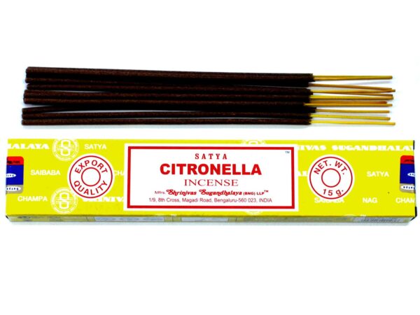 Vonné tyčinky Satya – Citronella – Obrázok 3