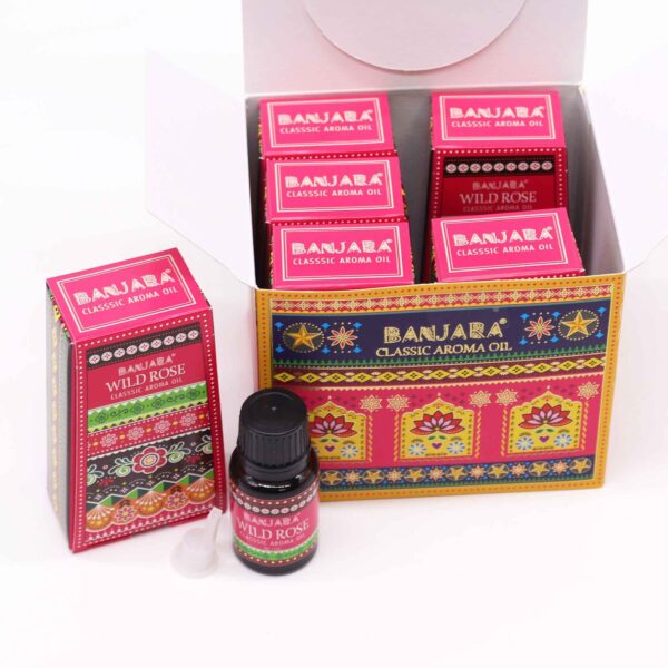 Vonný olej Banjara - Divoká ruža, 10 ml – Obrázok 2