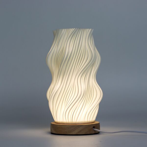 Lampa New Wave – USB, 3 nastavenia jasu, pletená hviezda – Obrázok 3