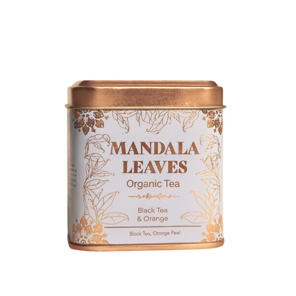 Organický čierny čaj Narnaja - Pomaranč, 50 g – Obrázok 2