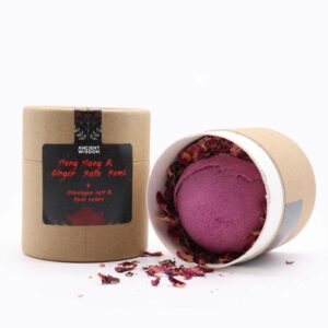 Himalájska soľná bomba do kúpeľa – Ylang ylang & Zázvor s ružou