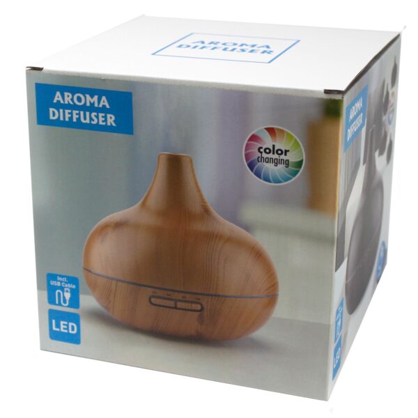 Aromatický difuzér so zmenou farieb a časovačom, USB – Obrázok 3