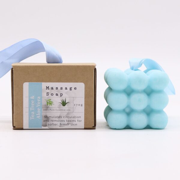 Masážne mydlo - Tea Tree & Aloe Vera – Obrázok 2