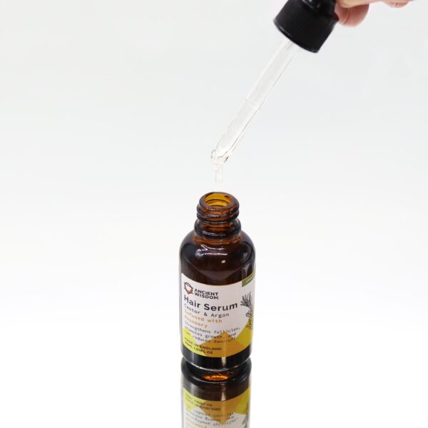 Organické vlasové sérum – Rozmarín, 30 ml – Obrázok 2