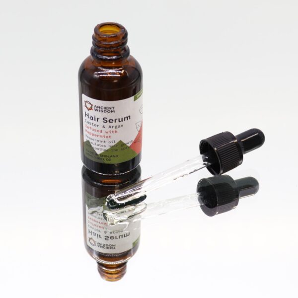 Organické vlasové sérum – Mäta, 30 ml – Obrázok 3