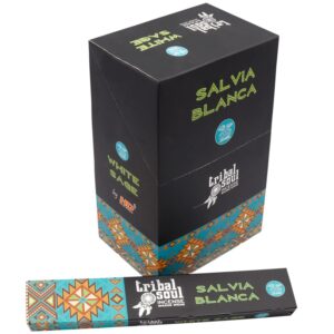 Vonné tyčinky v dekoratívnej krabičke – Biela šalvia